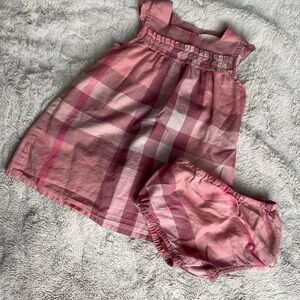 Burberry Pink Baby Dress with Bloomers
